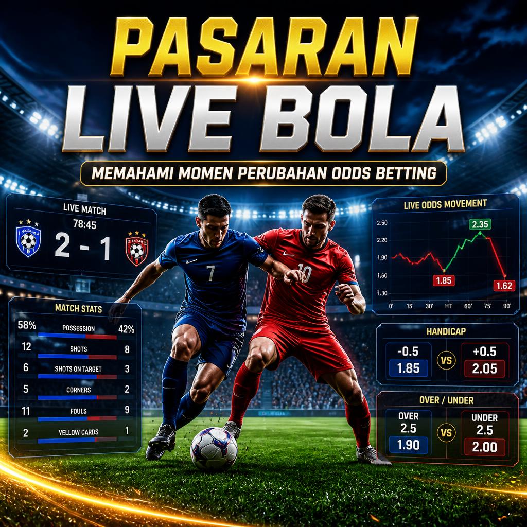 Pasaran Live Bola dan Cara Membaca Perubahan Odds Pertandingan